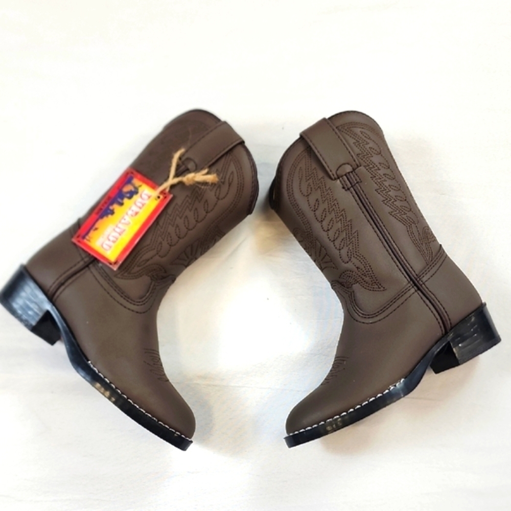 NWT Durango Boy's Brown Cowboy Boots, size 10D